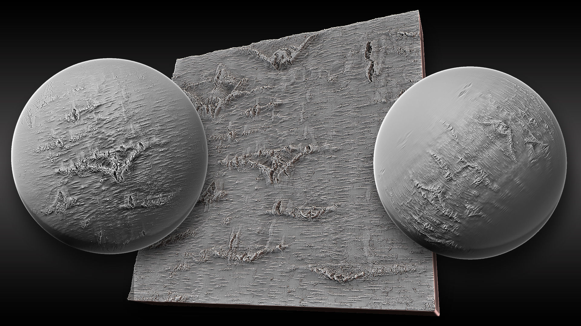 Ultra HQ Tree Bark Sculpt Zbrush brushes and Alphas Vol1 3D model_20