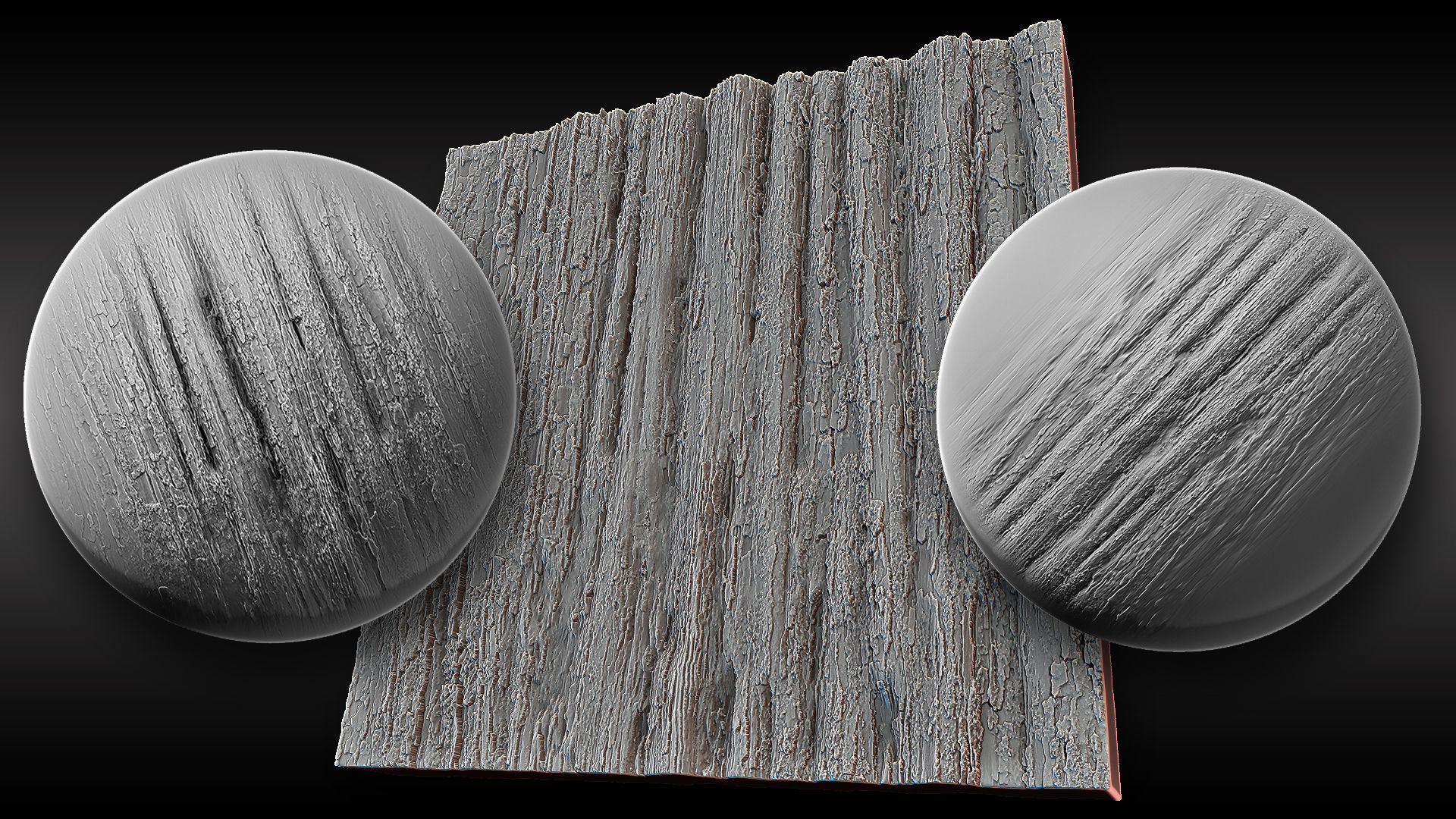Ultra HQ Tree Bark Sculpt Zbrush brushes and Alphas Vol1 3D model_26