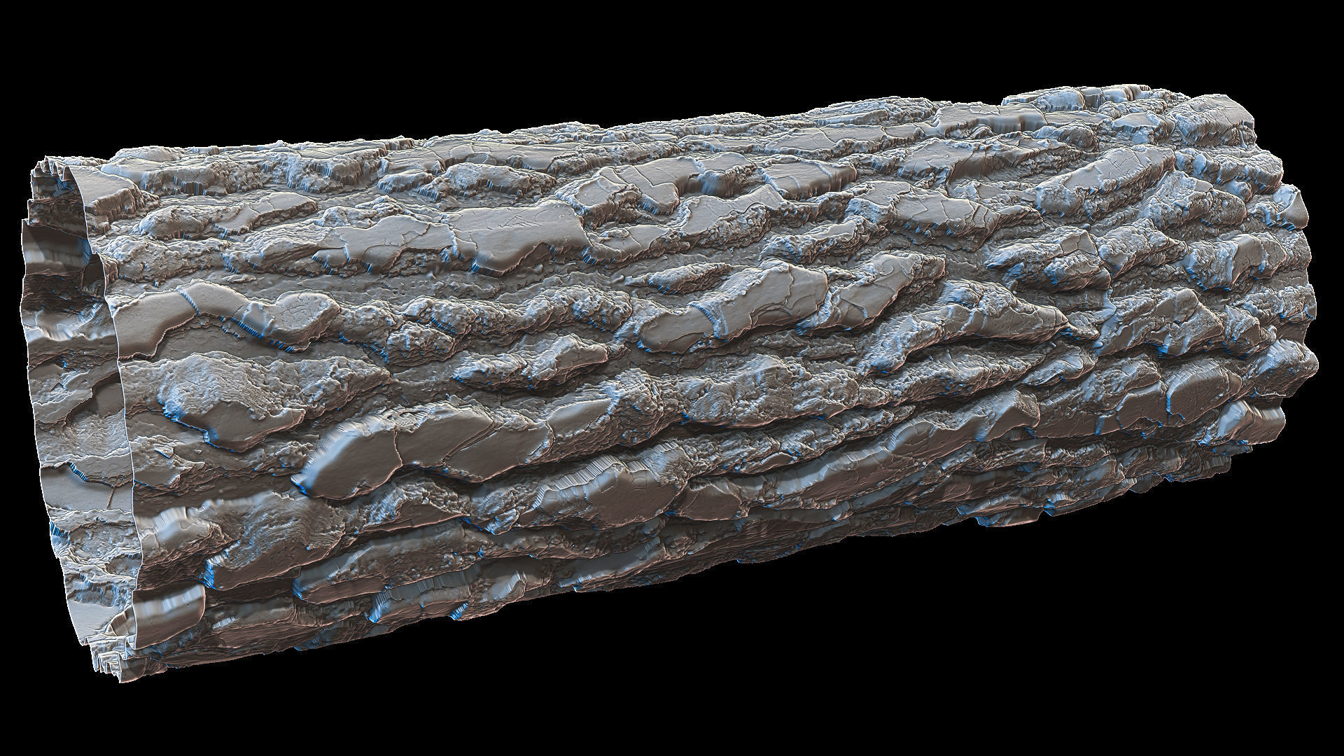 Ultra HQ Tree Bark Sculpt Zbrush brushes and Alphas Vol1 3D model_15