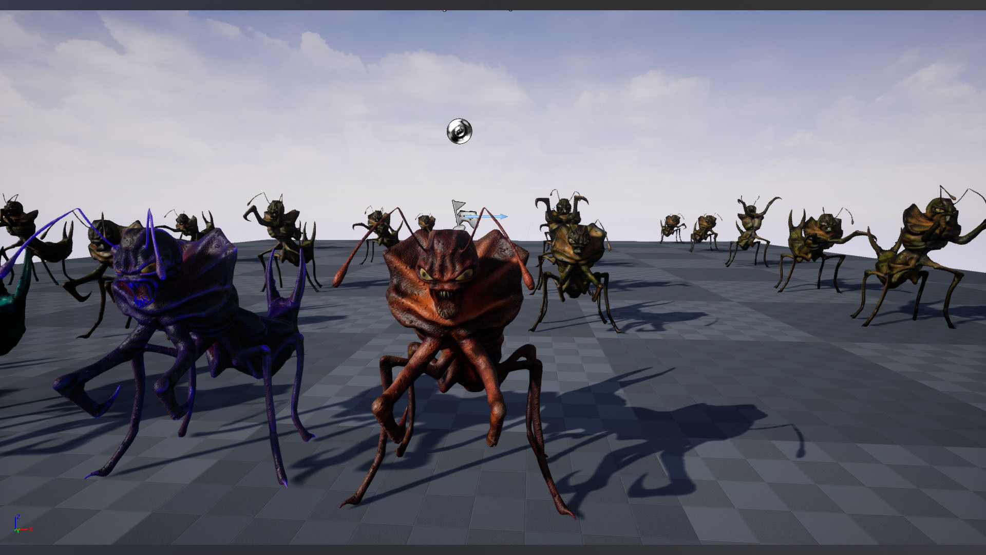 Monster Bug Mantis Low-poly 3D model_11