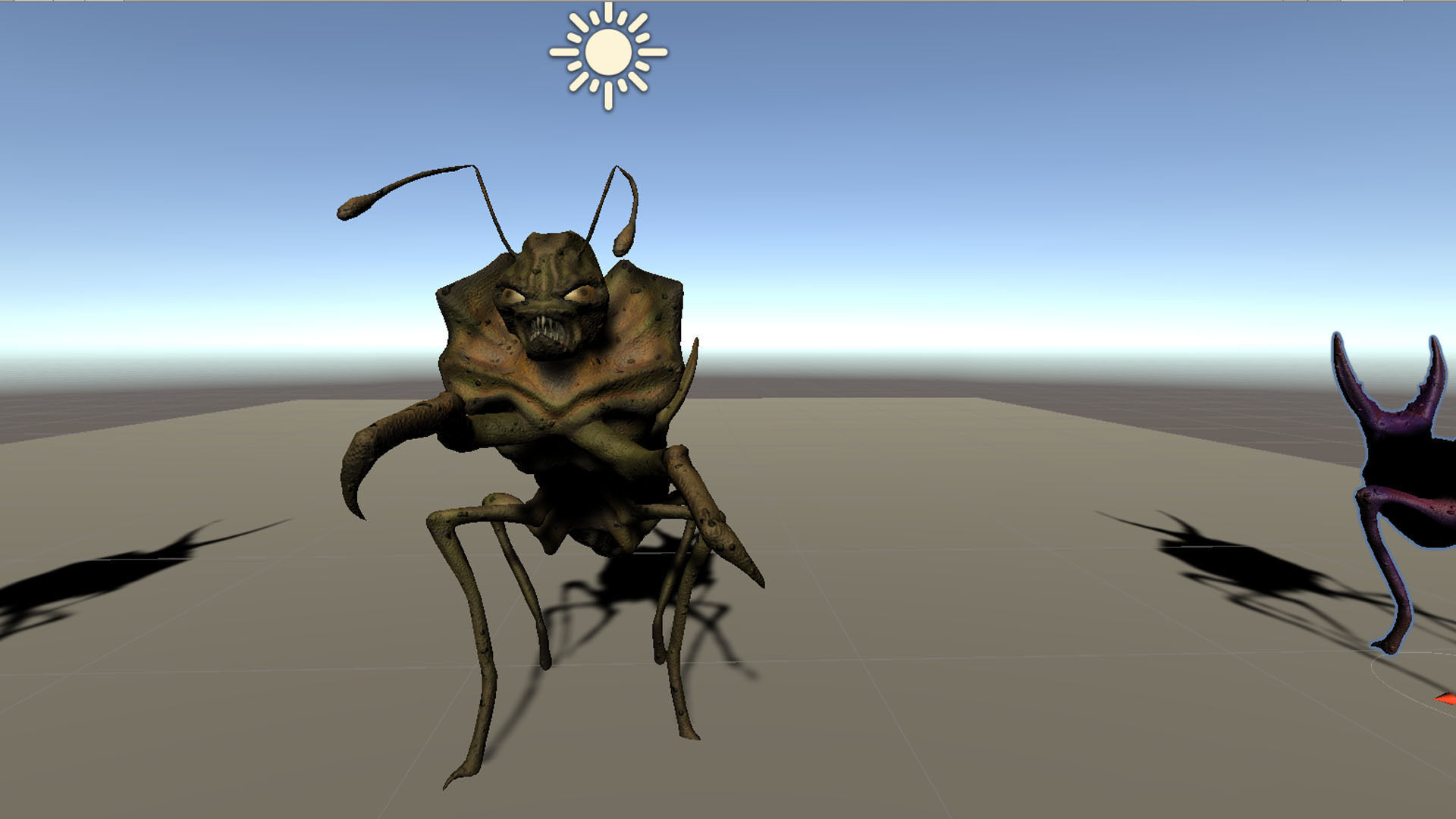 Monster Bug Mantis Low-poly 3D model_14