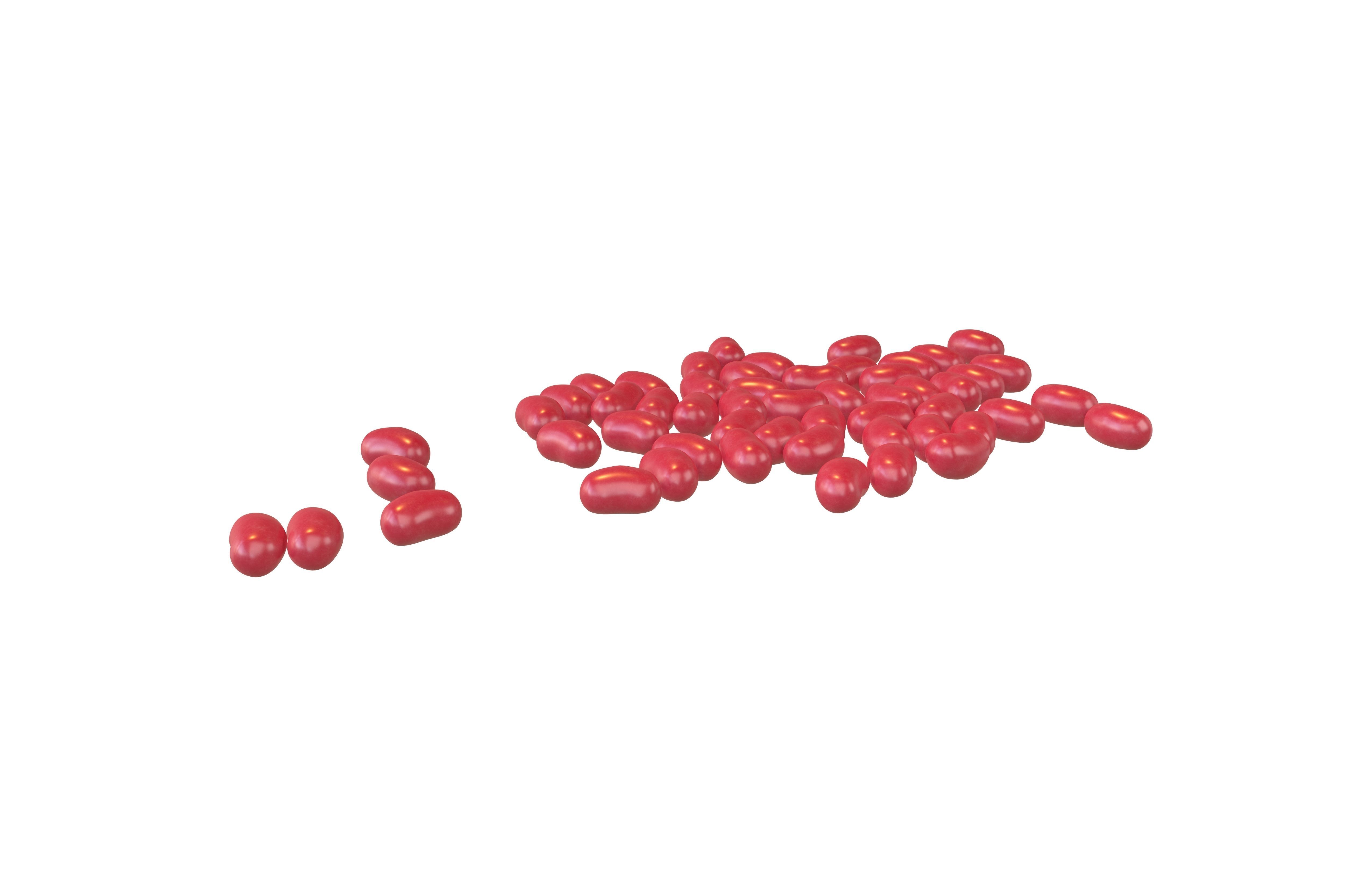 Candy Pile v1 001 Low-poly 3D model_1