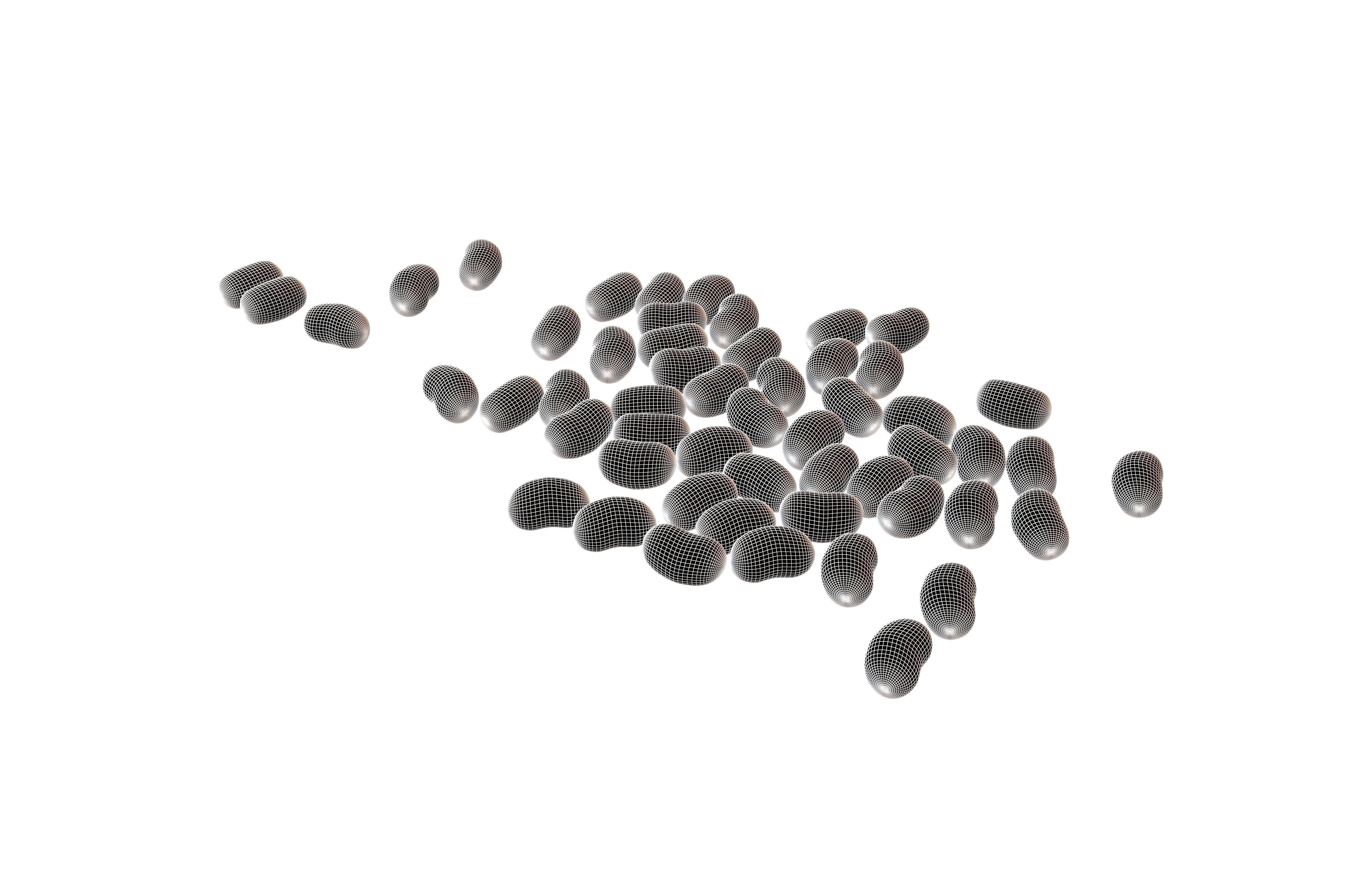 Candy Pile v1 004 Low-poly 3D model_6