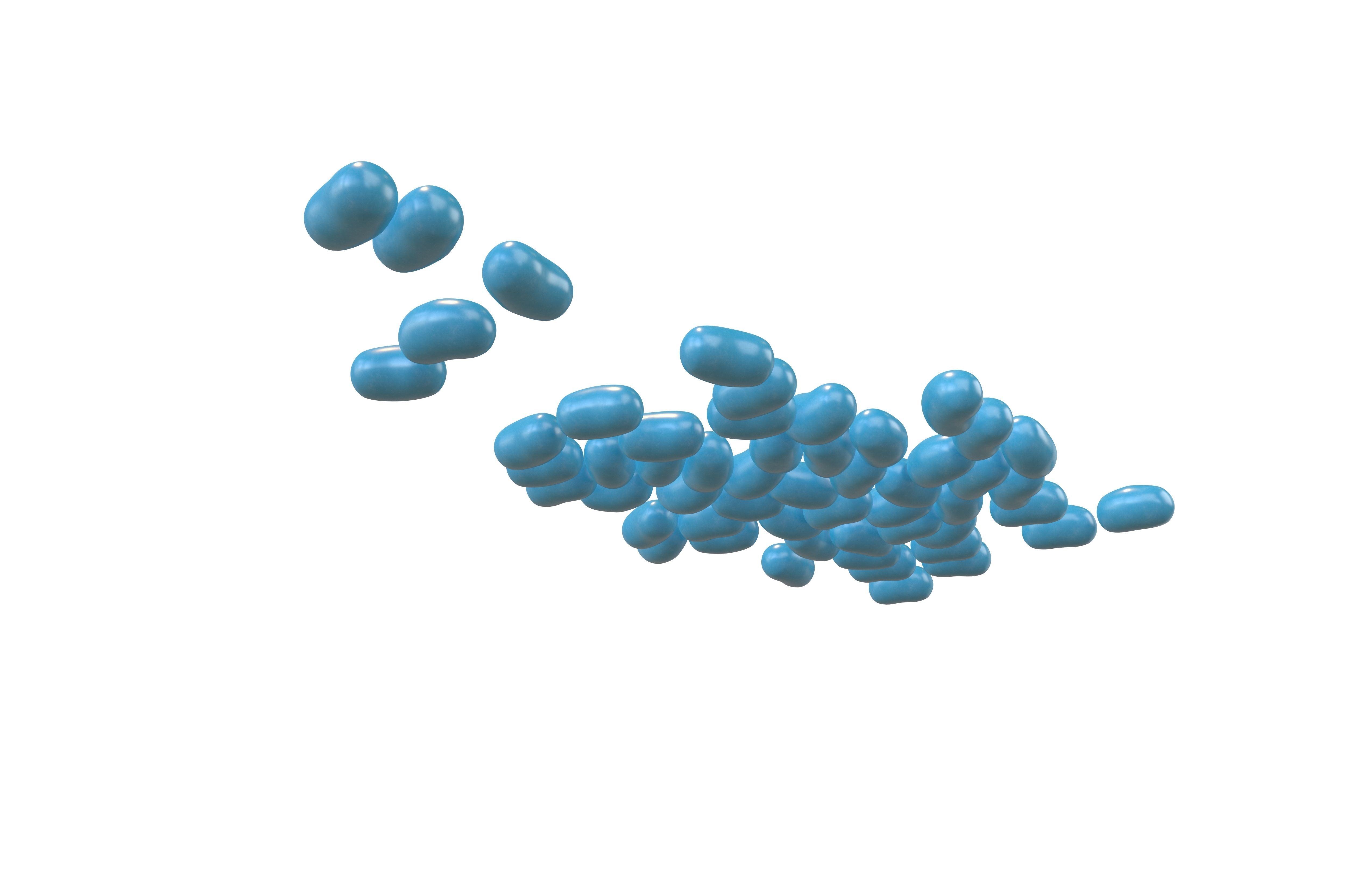 Candy Pile v1 007 Low-poly 3D model_3