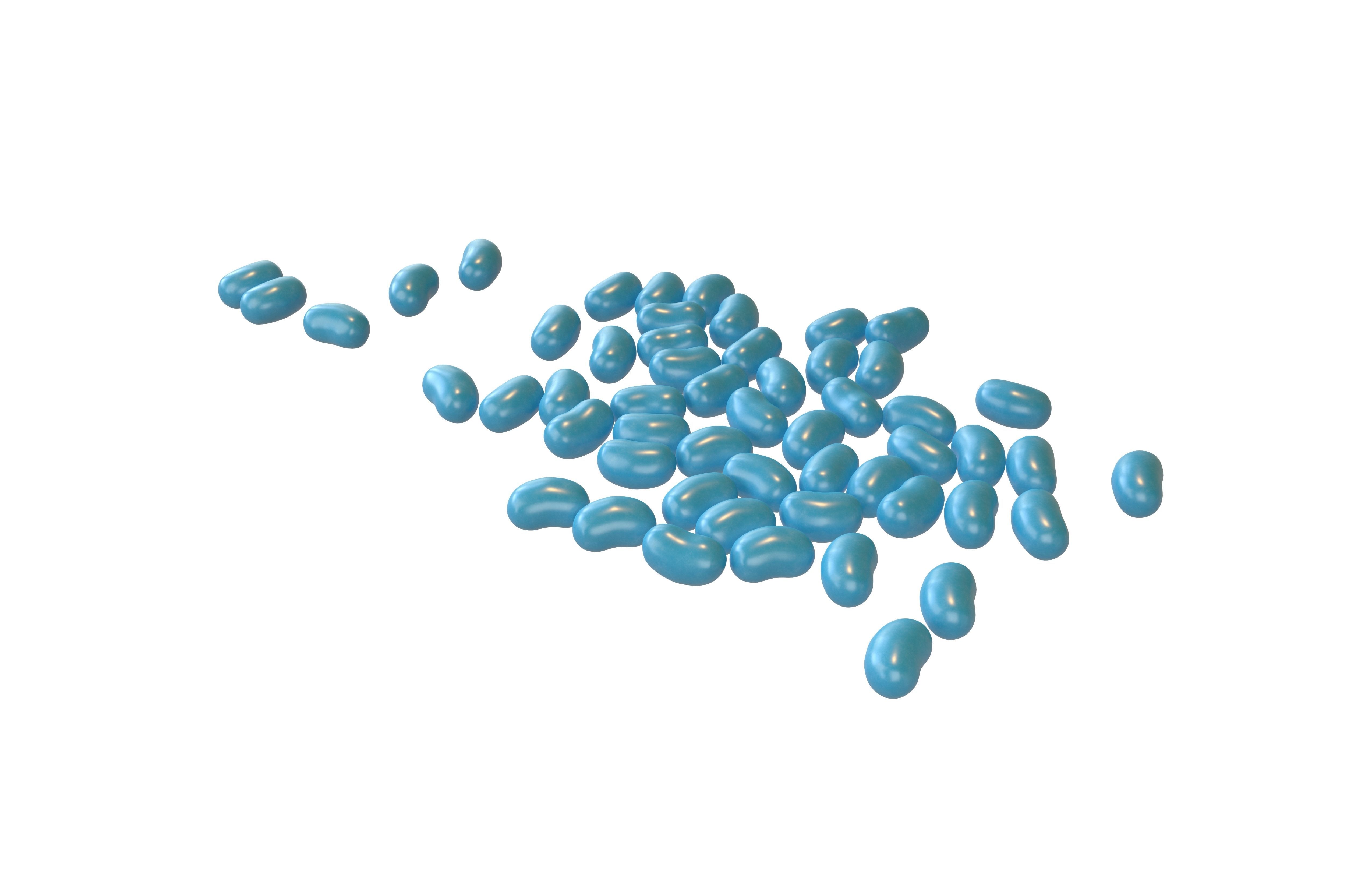 Candy Pile v1 007 Low-poly 3D model_1