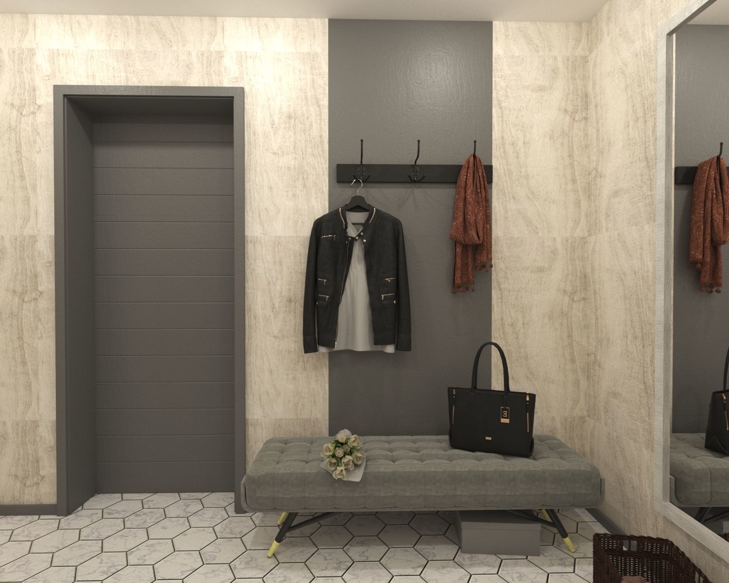 holl interier design for you 3D model_1