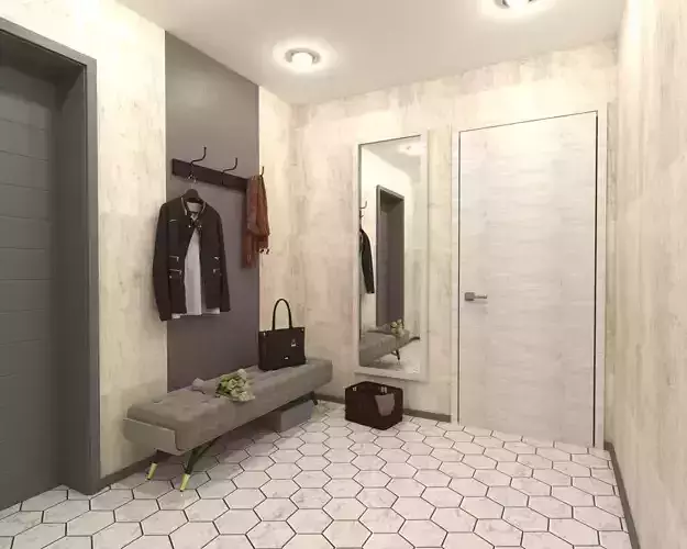 holl interier design for you 3D model