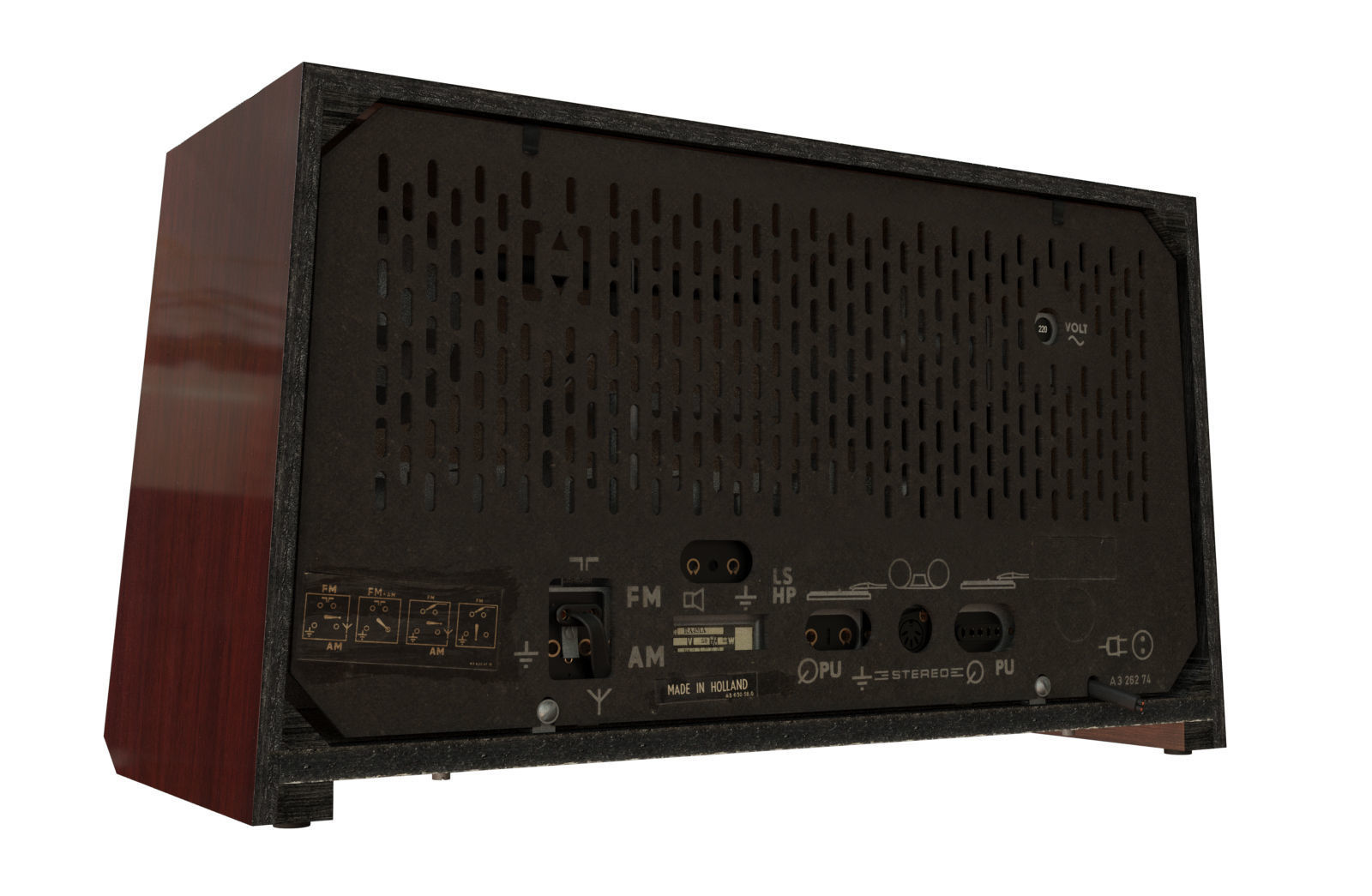 Radiola 1961 3D model_5