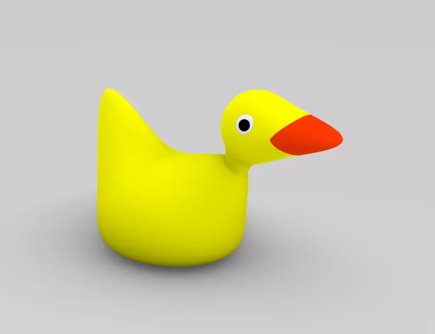 Duck Toy 3D print model_0