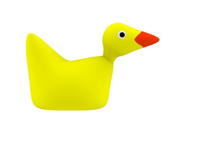 Duck Toy 3D print model_2