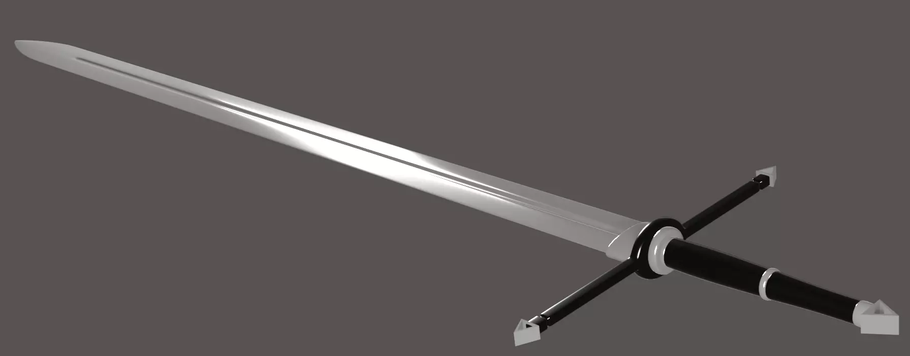 Great Sword Low-poly 3D model_0