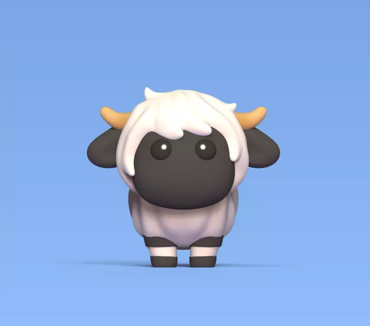 Blacknose Sheep 3D print model_0