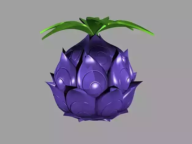 Onepiece Devil s Fruit Blackbeard YamiYami model freebie Free 3D print model