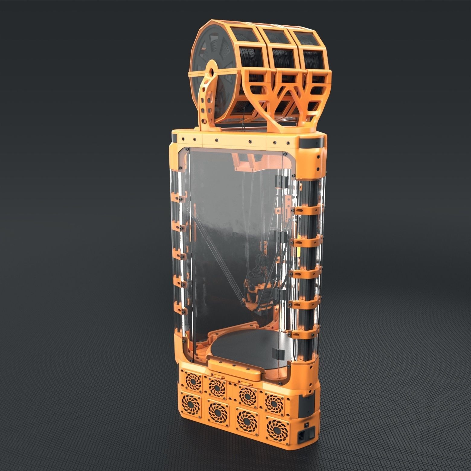 Anycubic Linear MODIFICATION for delta 3d printer 3D print model_2