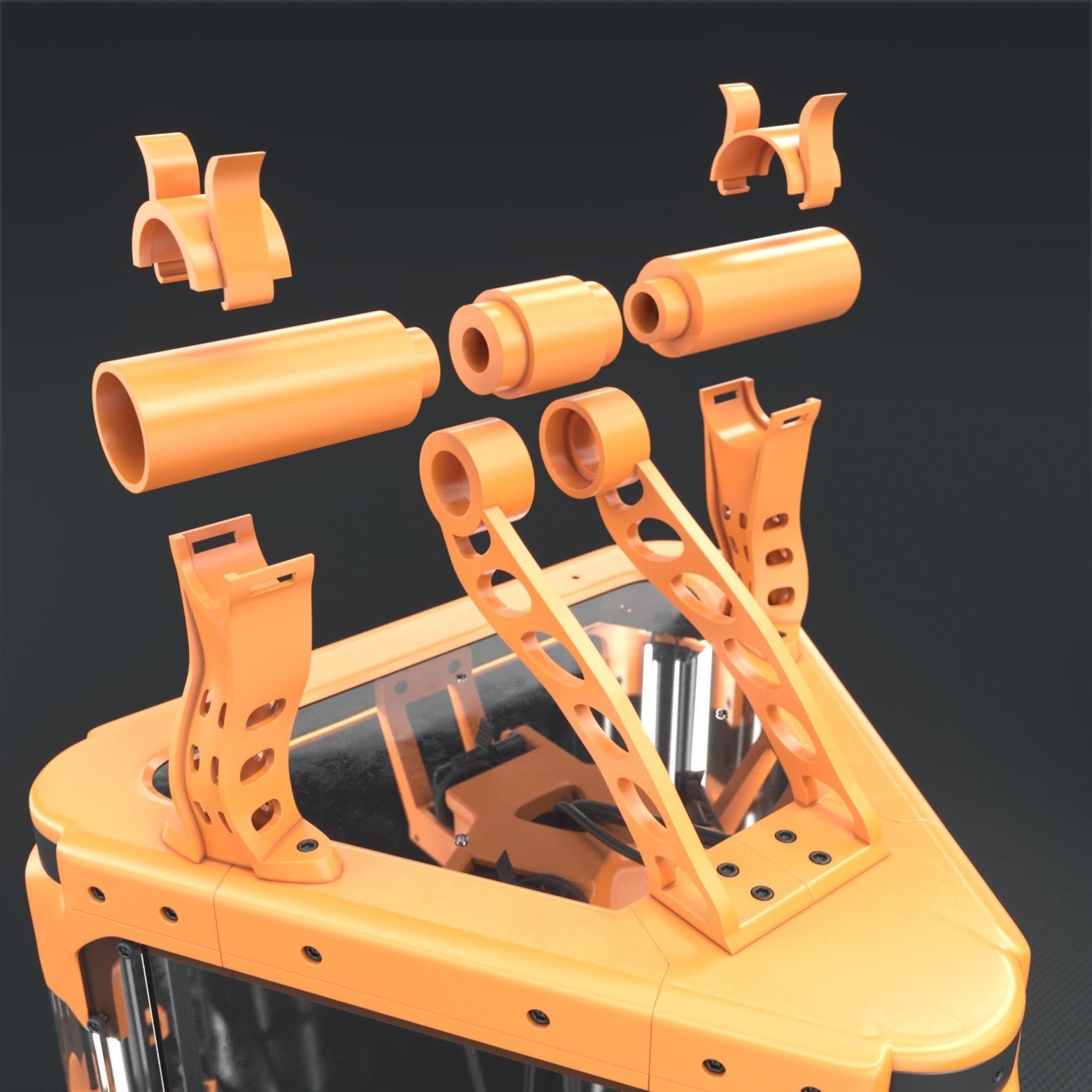 Anycubic Linear MODIFICATION for delta 3d printer 3D print model_10