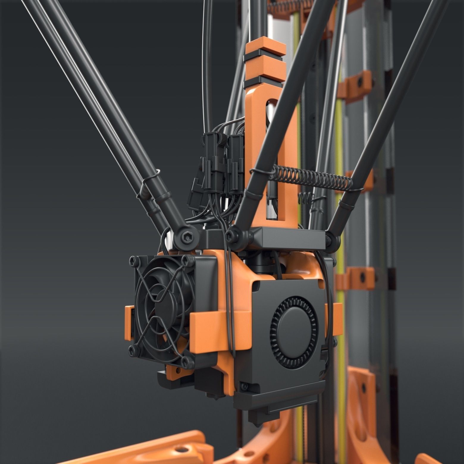 Anycubic Linear MODIFICATION for delta 3d printer 3D print model_19