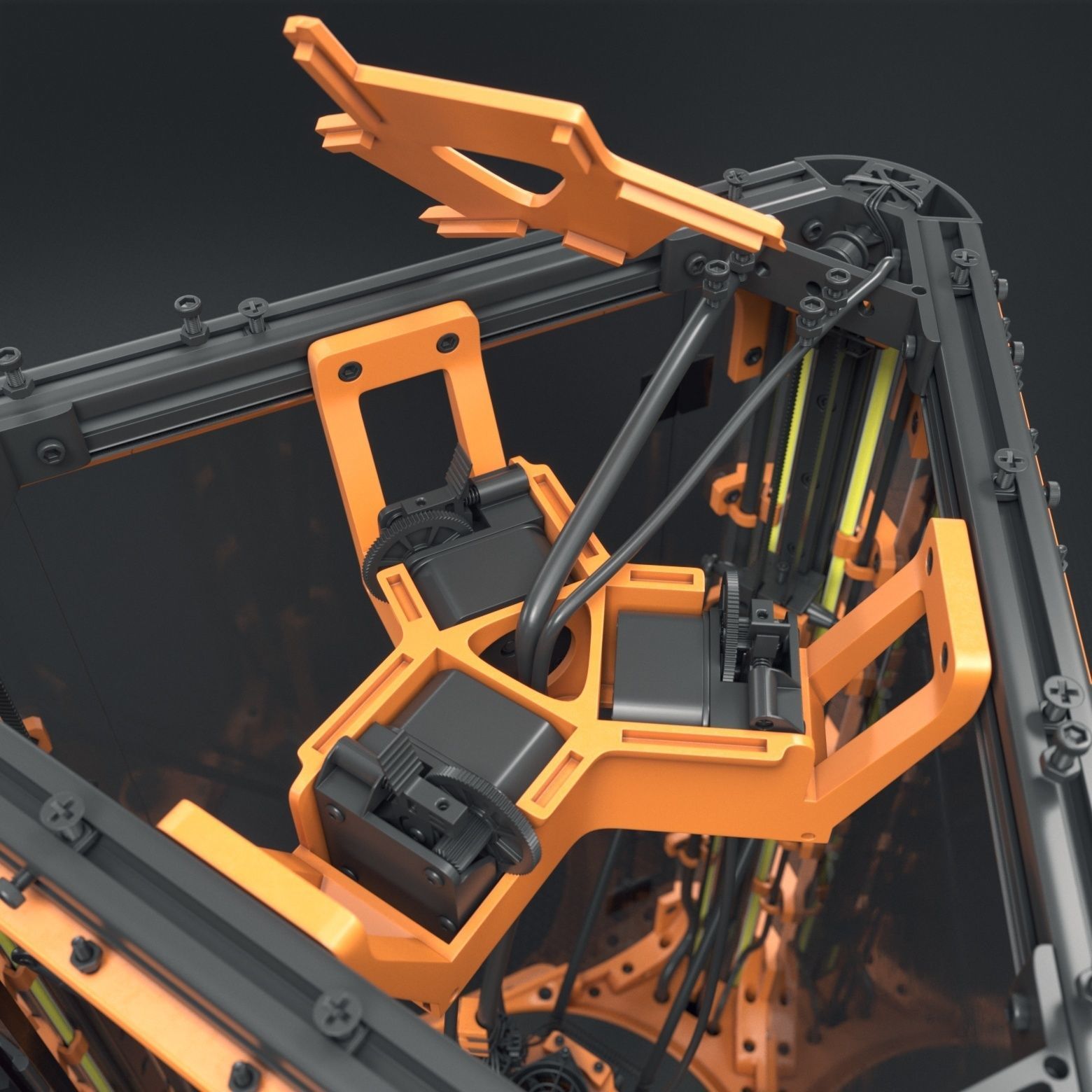 Anycubic Linear MODIFICATION for delta 3d printer 3D print model_12