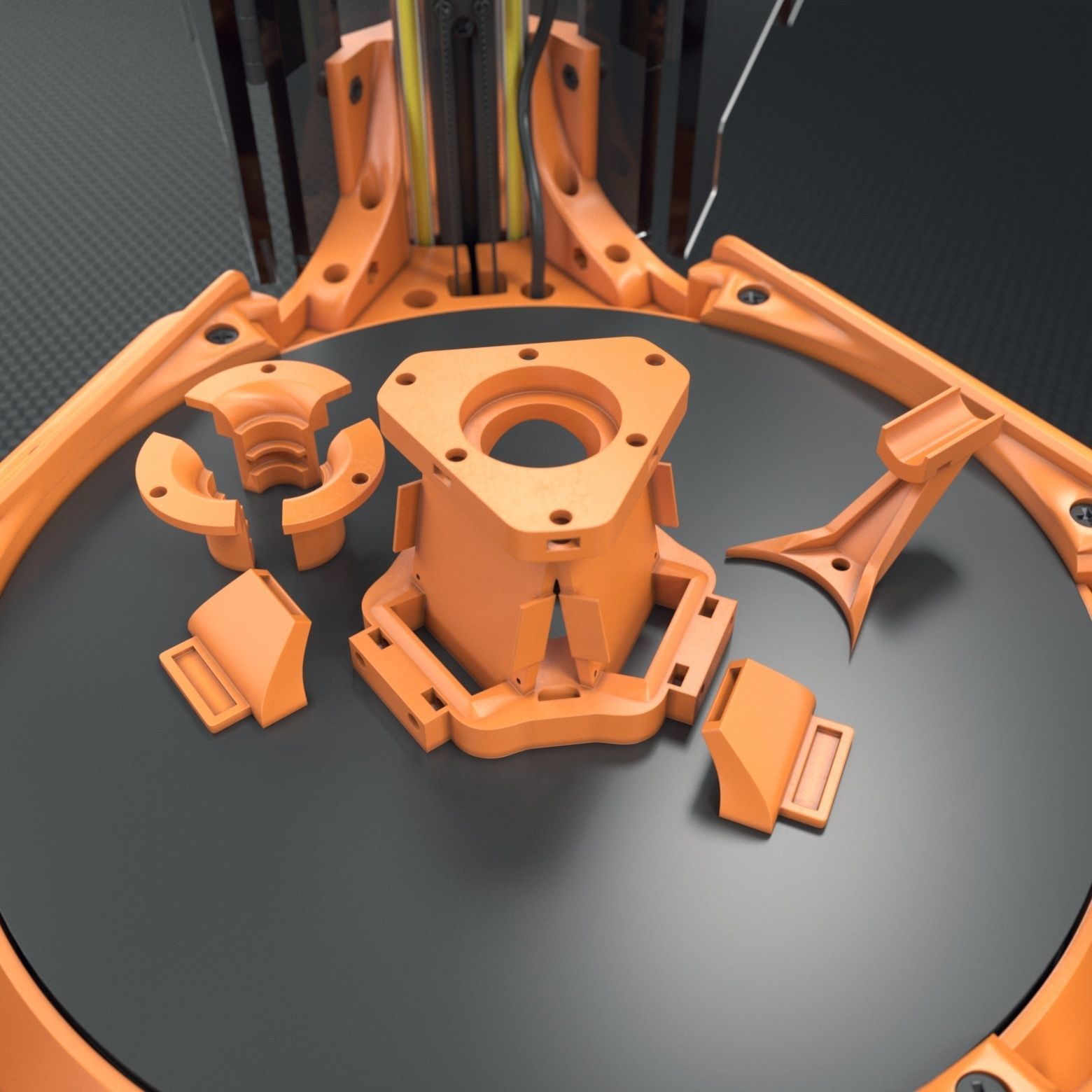 Anycubic Linear MODIFICATION for delta 3d printer 3D print model_17