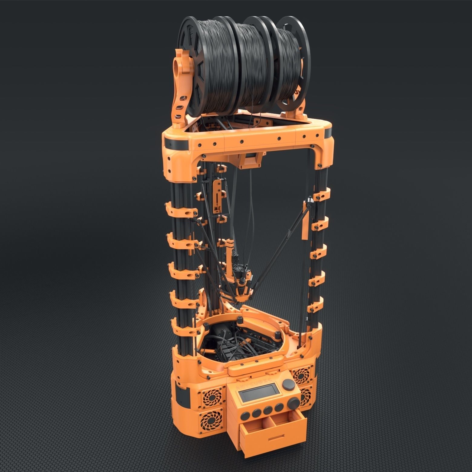 Anycubic Linear MODIFICATION for delta 3d printer 3D print model_0