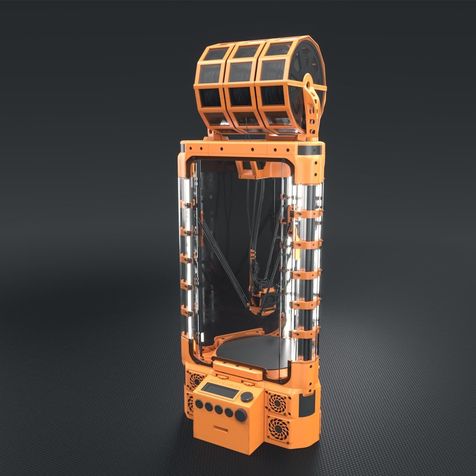 Anycubic Linear MODIFICATION for delta 3d printer 3D print model_1