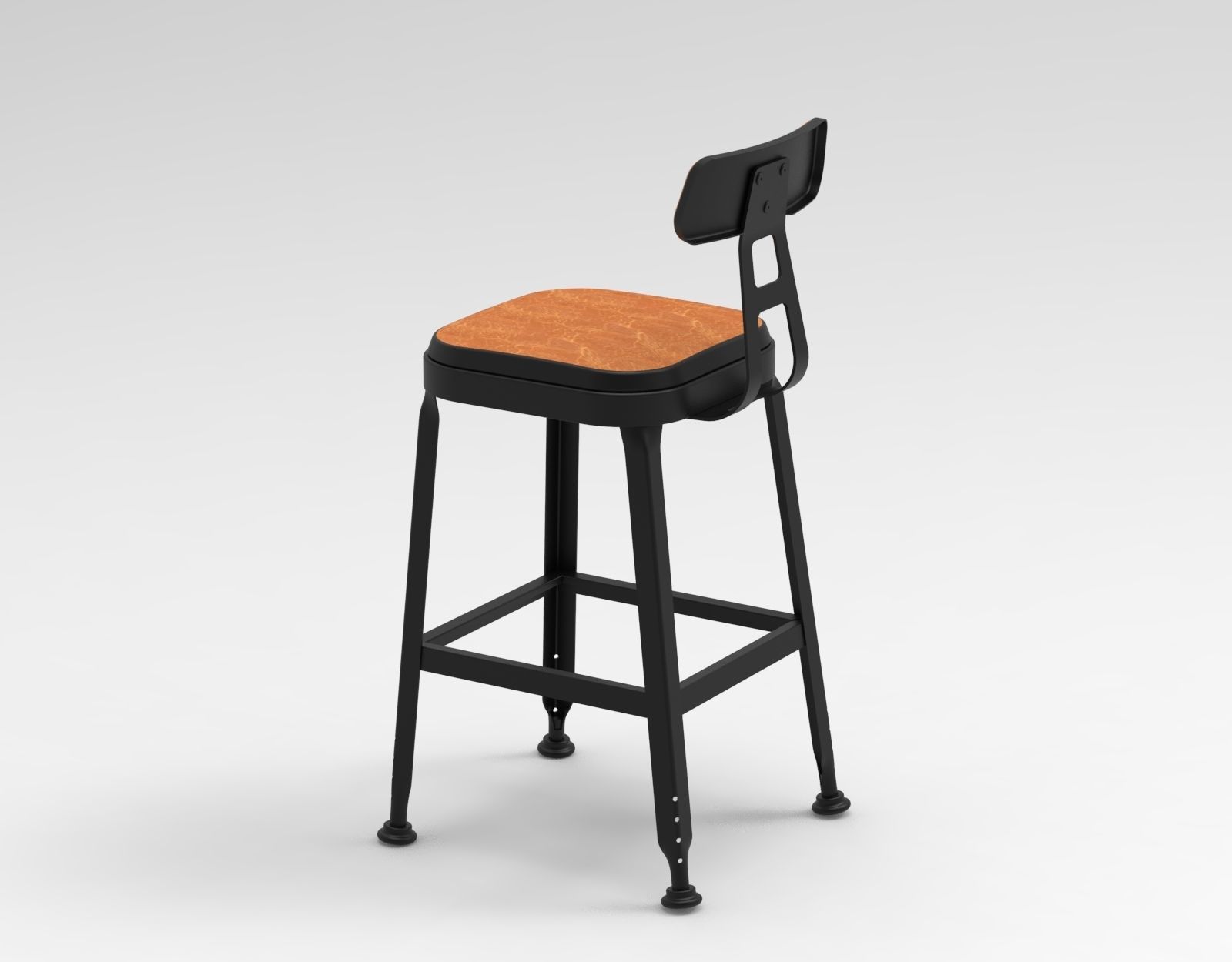 STARBUCKS  STOOL 24 3D model_1