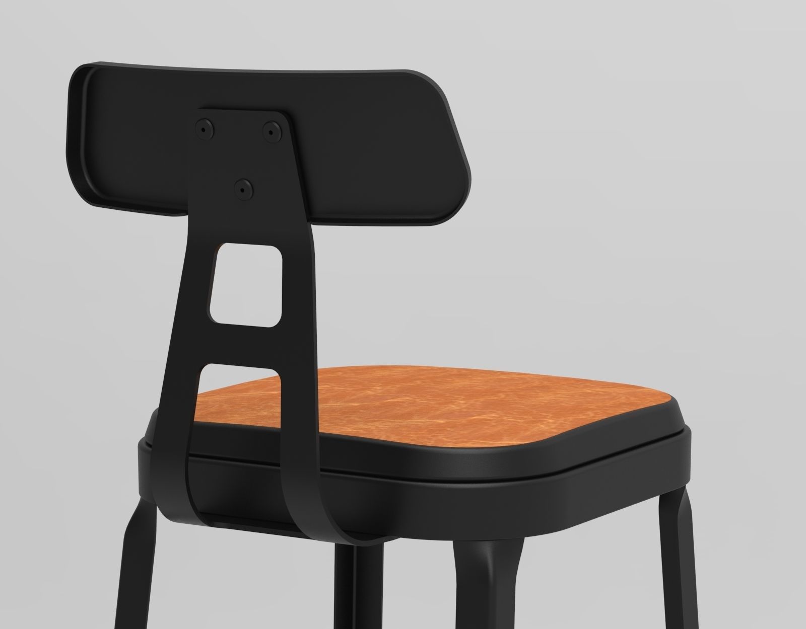 STARBUCKS  STOOL 24 3D model_2