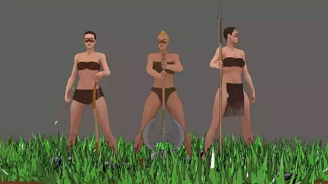 Stylized Amazon Female 