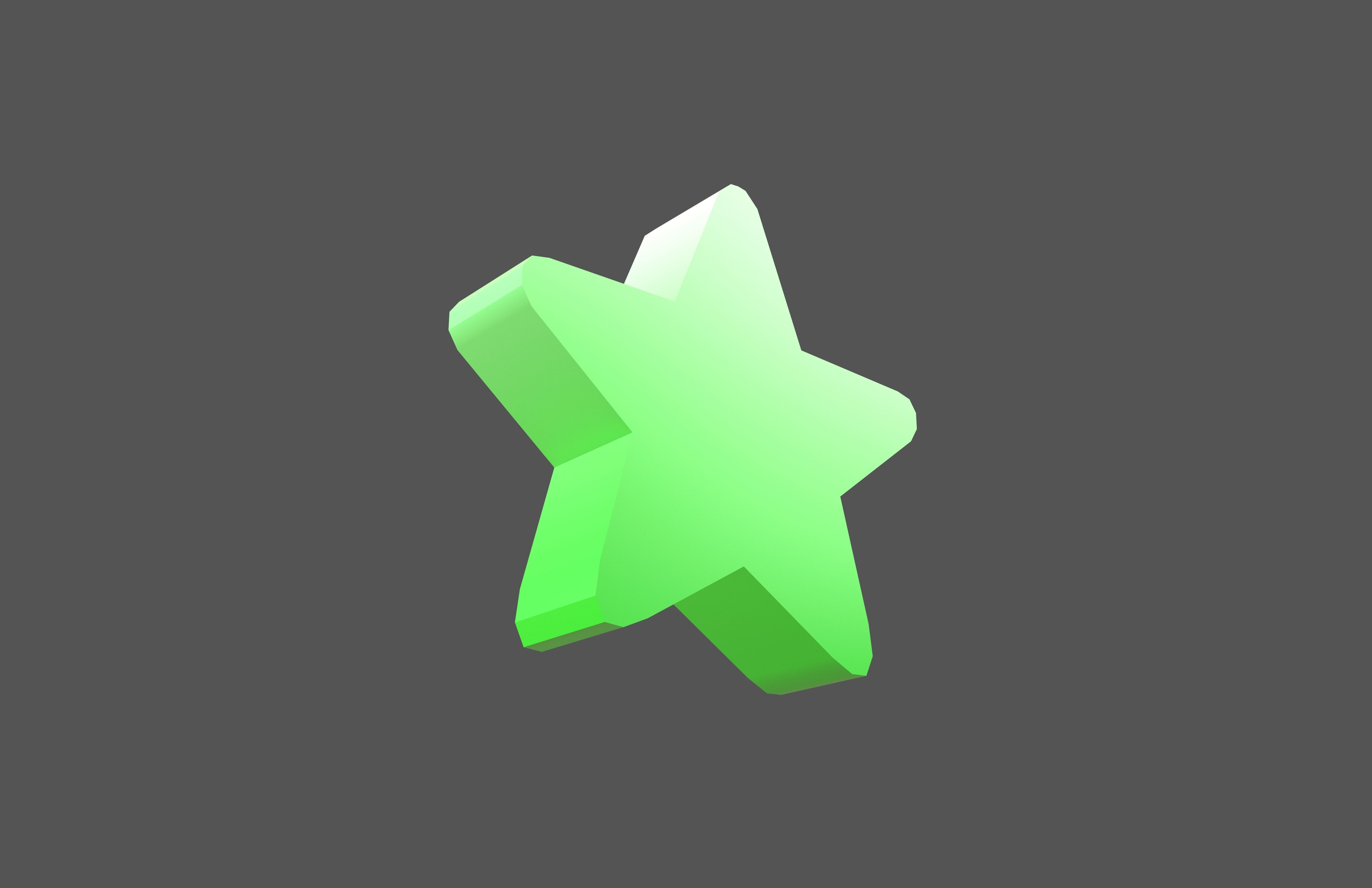 Star Emoji v1 002 Low-poly 3D model_3