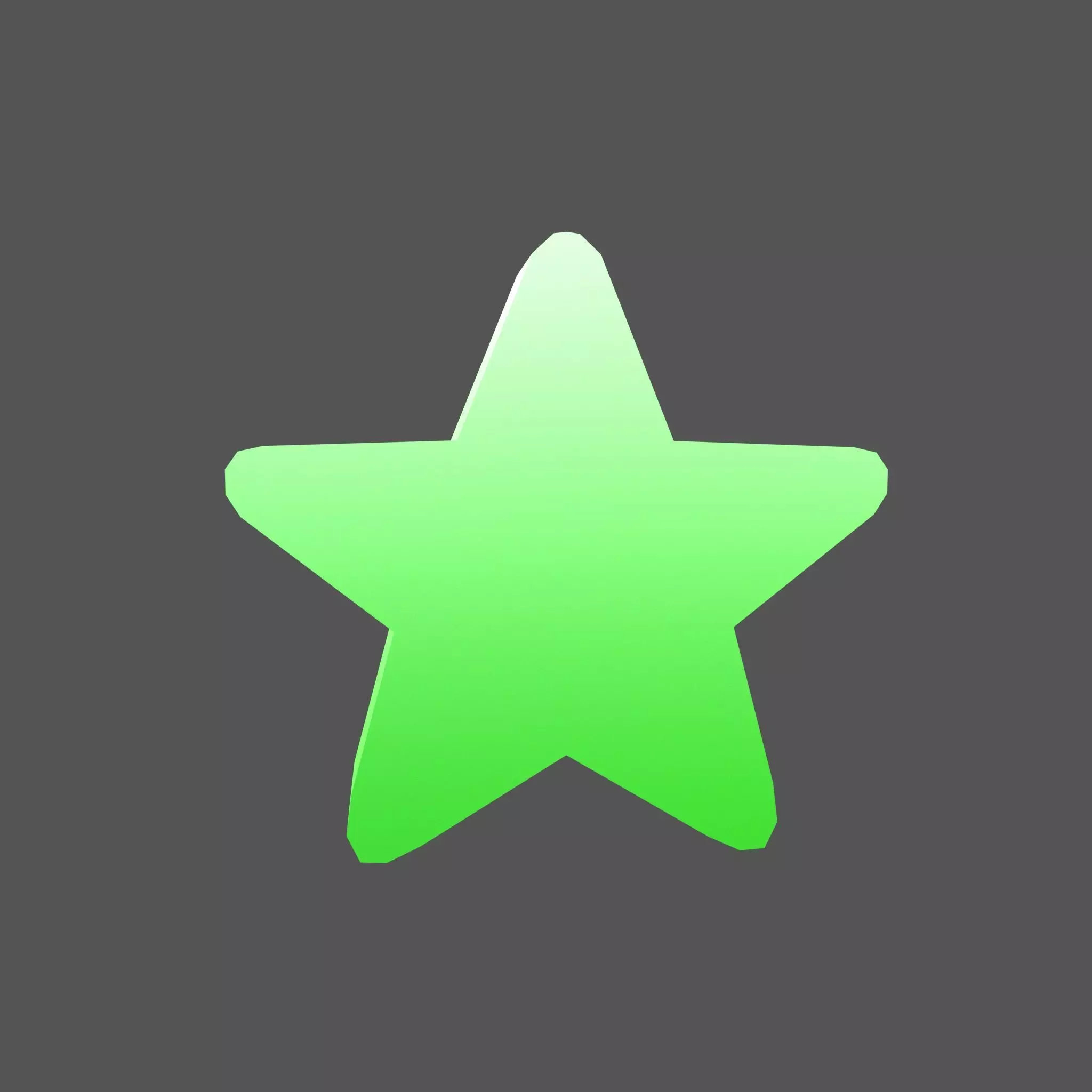 Star Emoji v1 002 Low-poly 3D model_0
