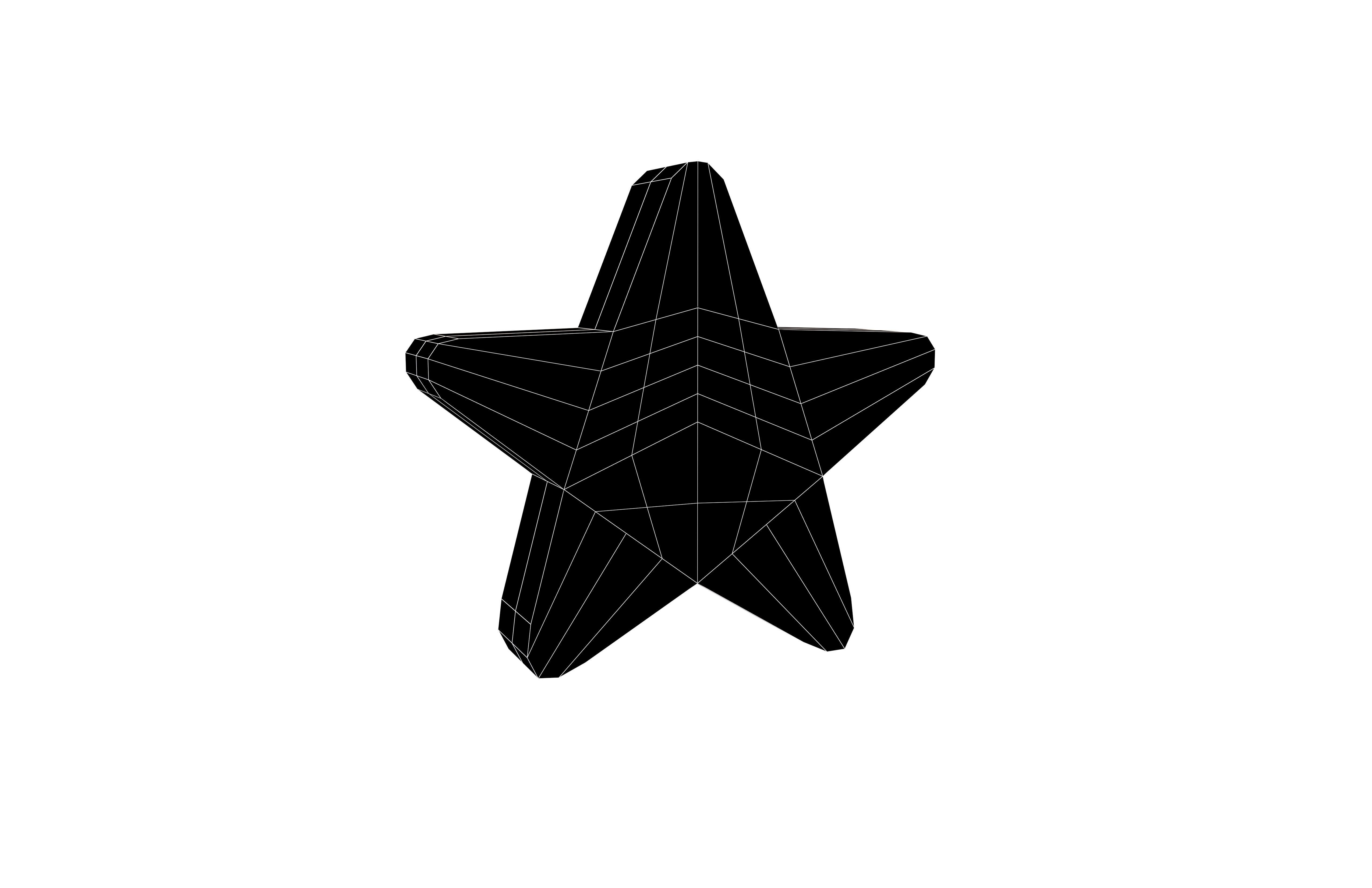 Star Emoji v1 002 Low-poly 3D model_5