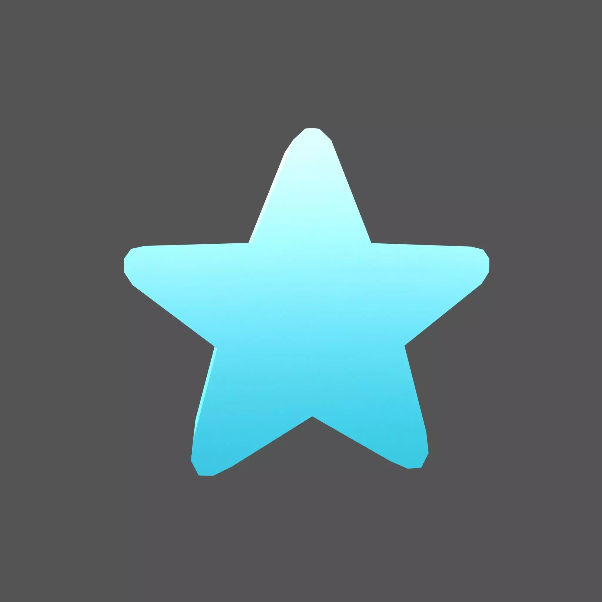 Star Emoji v1 003 Low-poly 3D model_0