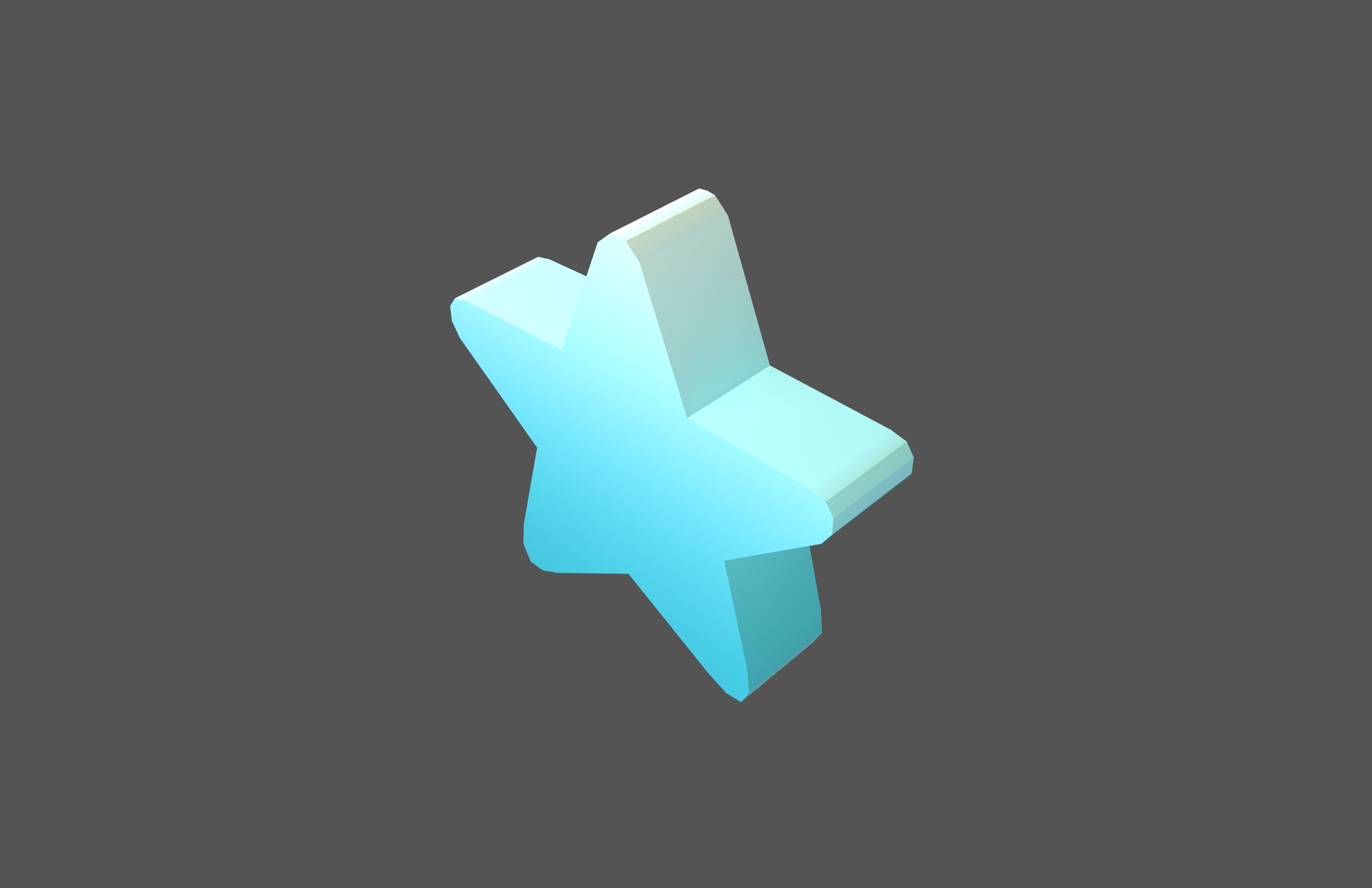 Star Emoji v1 003 Low-poly 3D model_3