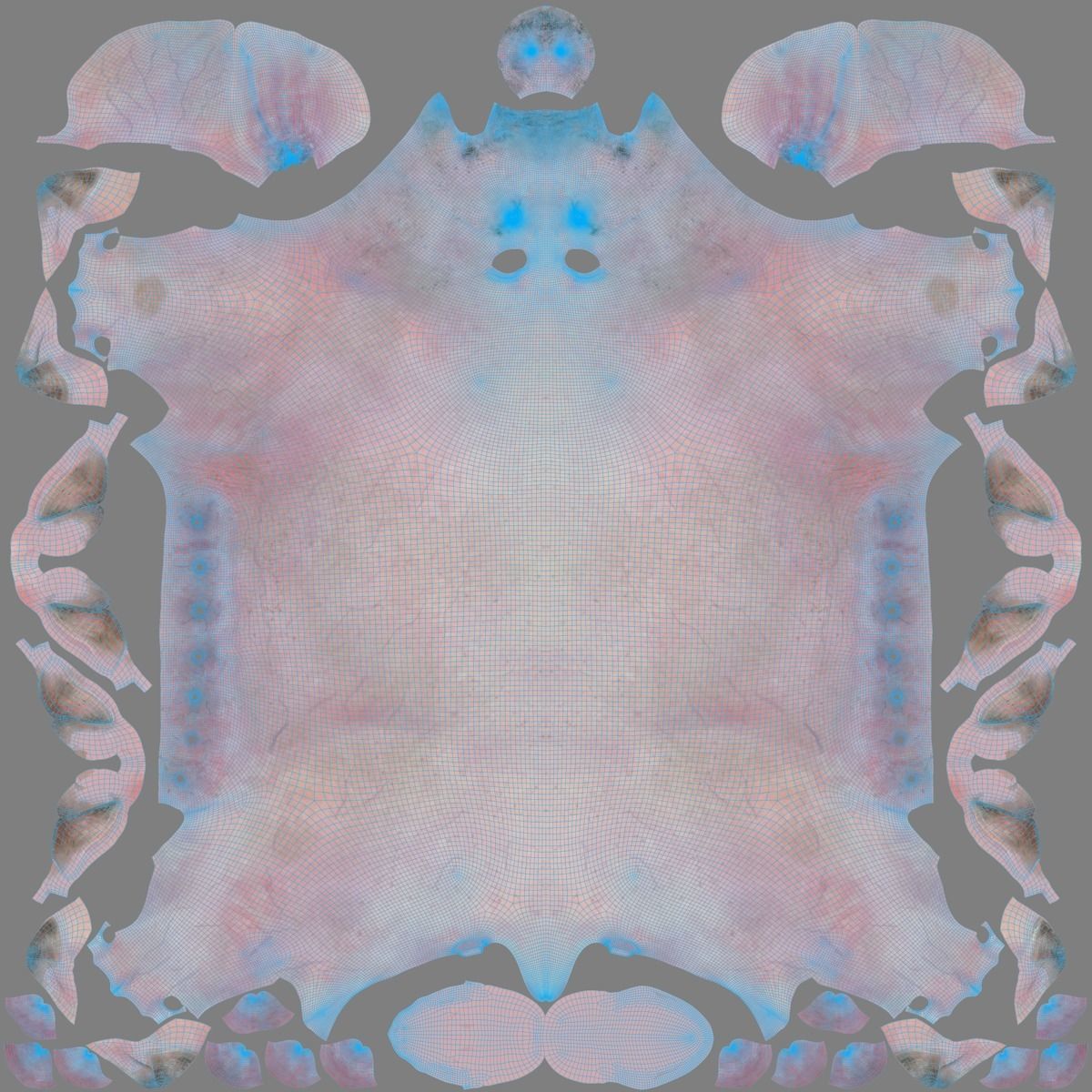 Female Pig with 2 Animations VFX Grace 3D model_18