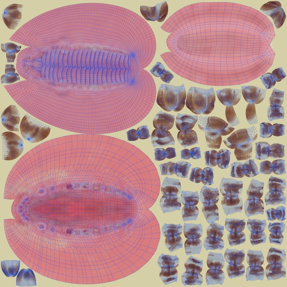 Male Pig with 7 Animations VFX Grace 3D model_28