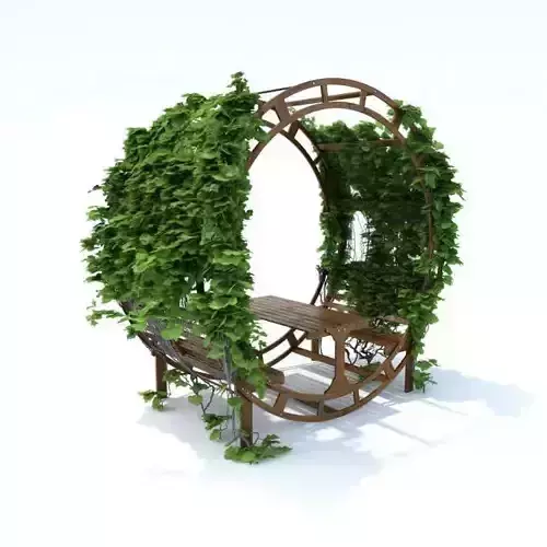 Green Plant Pergola