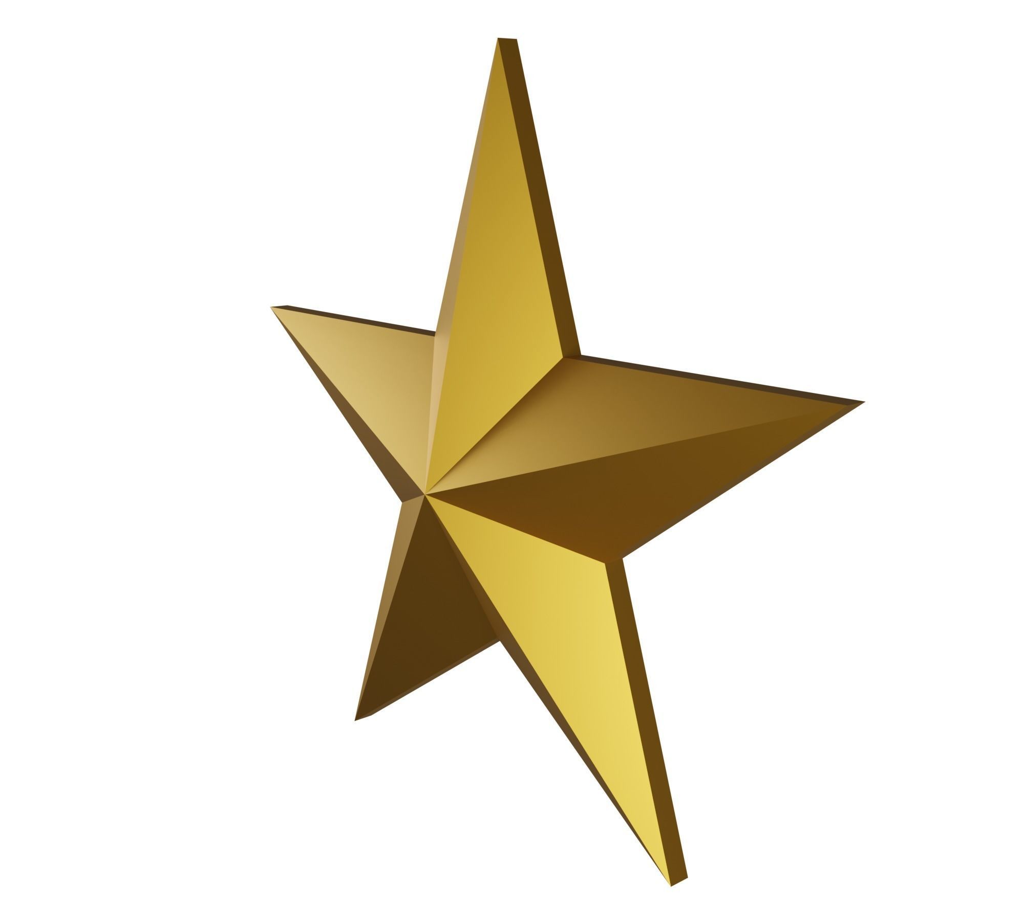 Christmas star Free low-poly 3D model_6