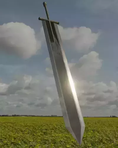 asta sword Free low-poly 3D model