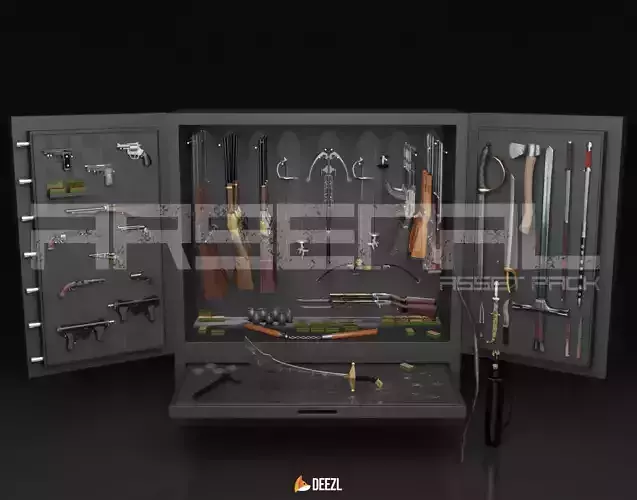 Arsenal - Asset Pack Low-poly 3D model
