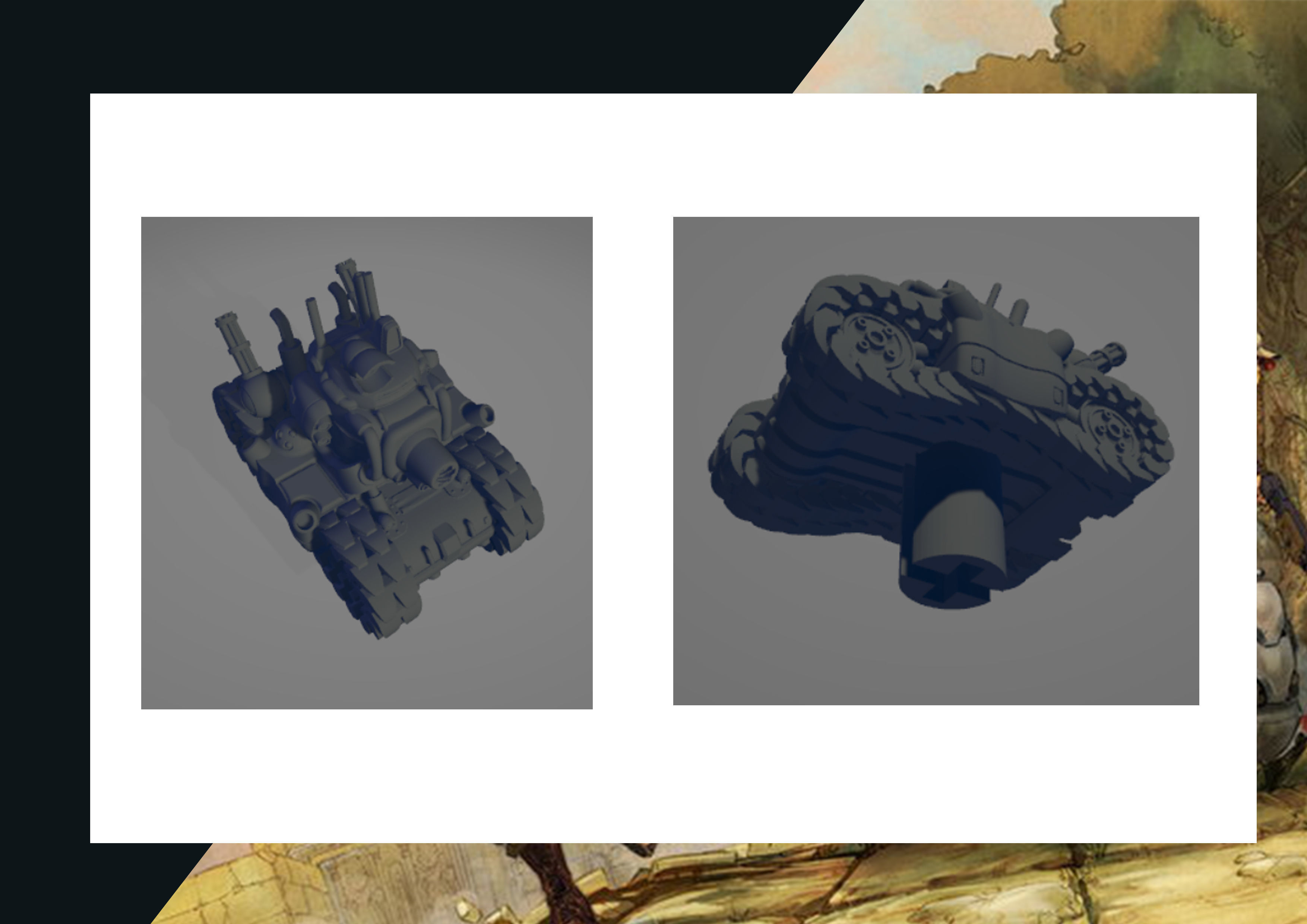 Keycaps  tankmetal slug 3D print model_2