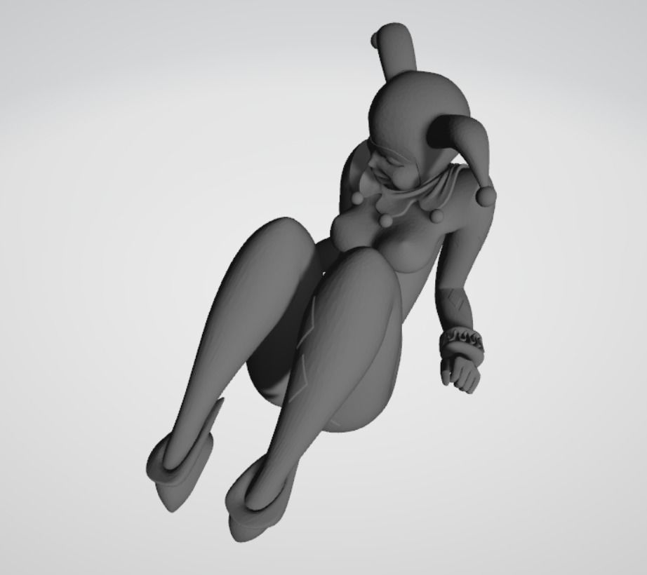 Harley Quinn Animated 3d model for 3d printing 3D print model_2