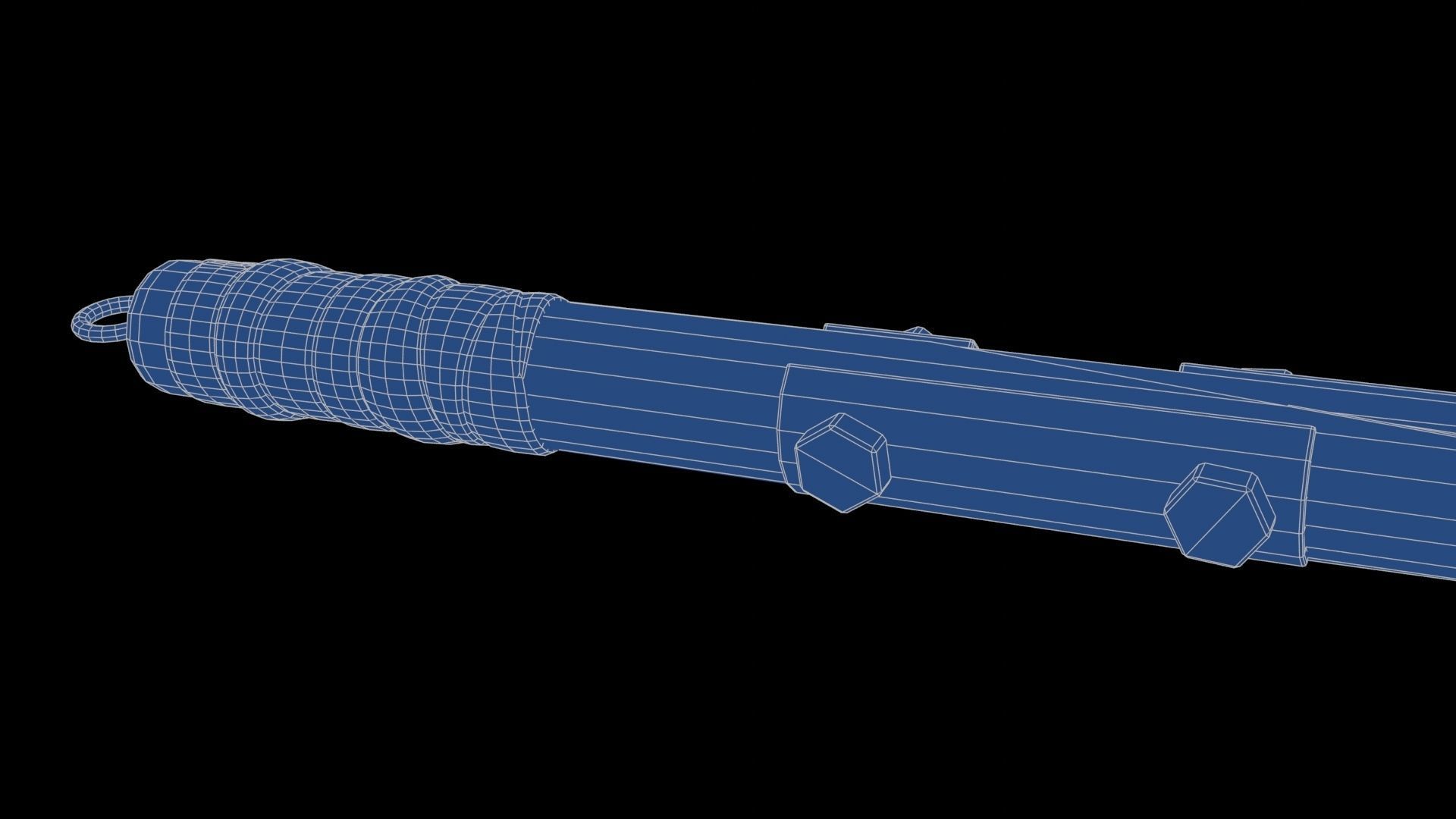 Modifiable Strike Weapon 02 Low-poly 3D model_27