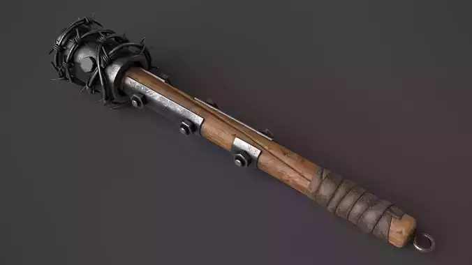 Modifiable Strike Weapon 02 Low-poly 3D model