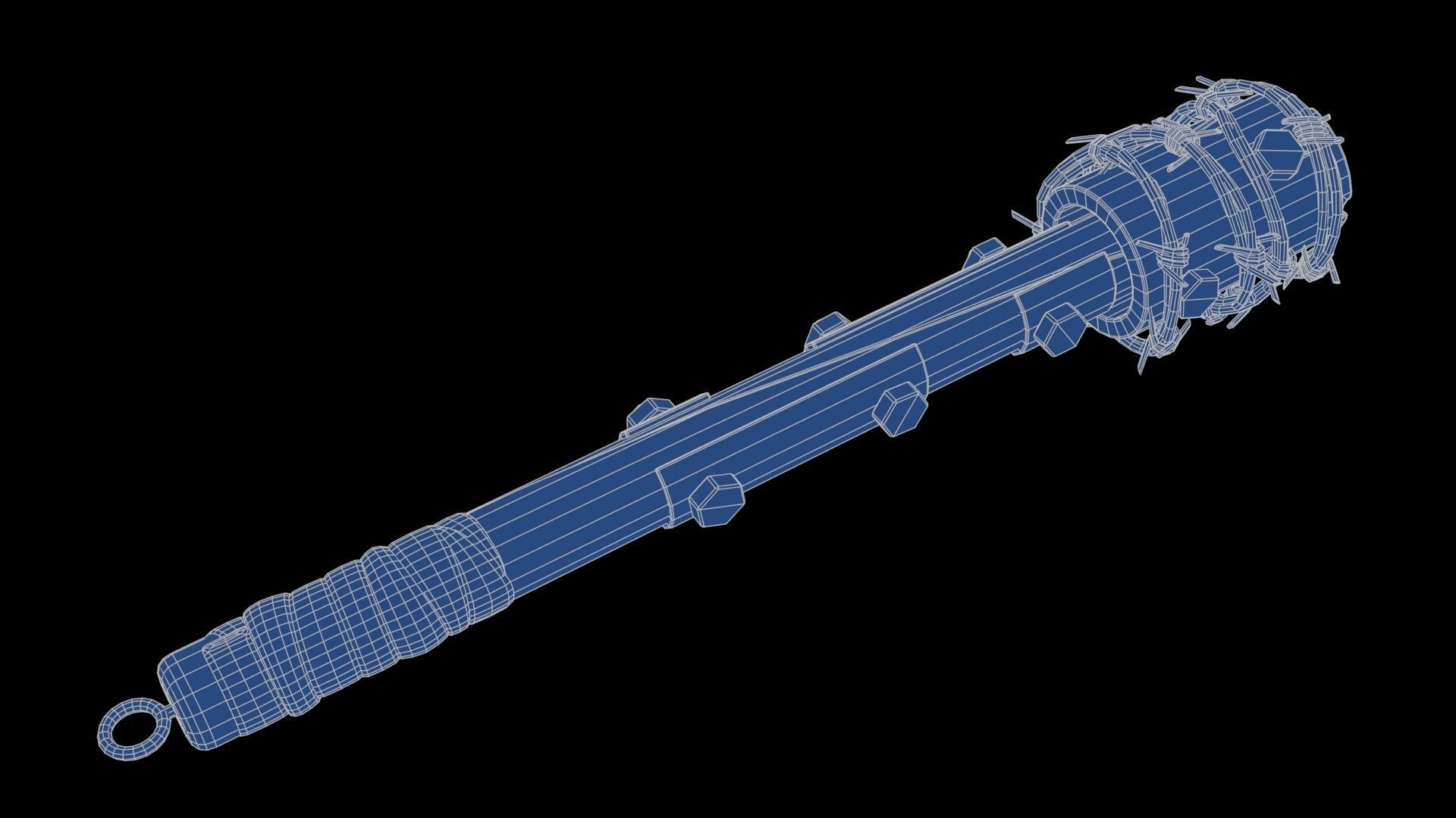 Modifiable Strike Weapon 02 Low-poly 3D model_22