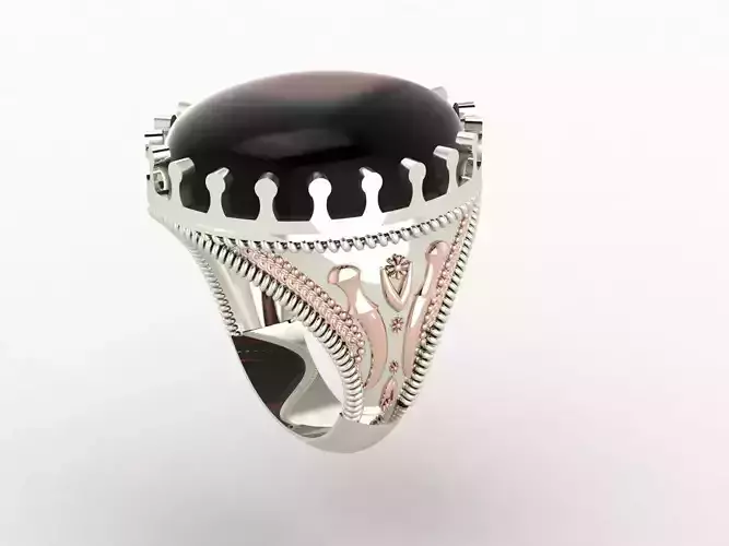 Gent rings 3D print model