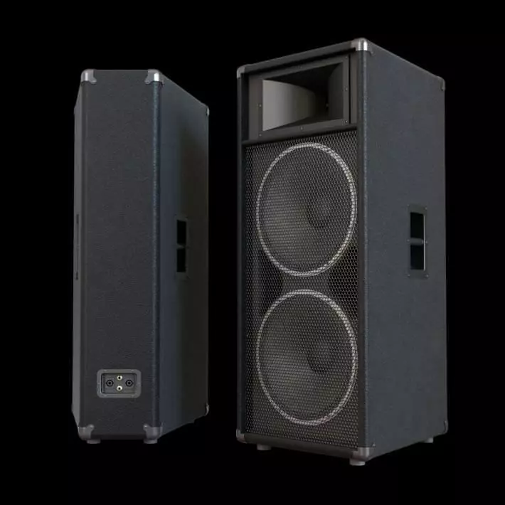 Sound System Audio Speakers Set 3D model_0