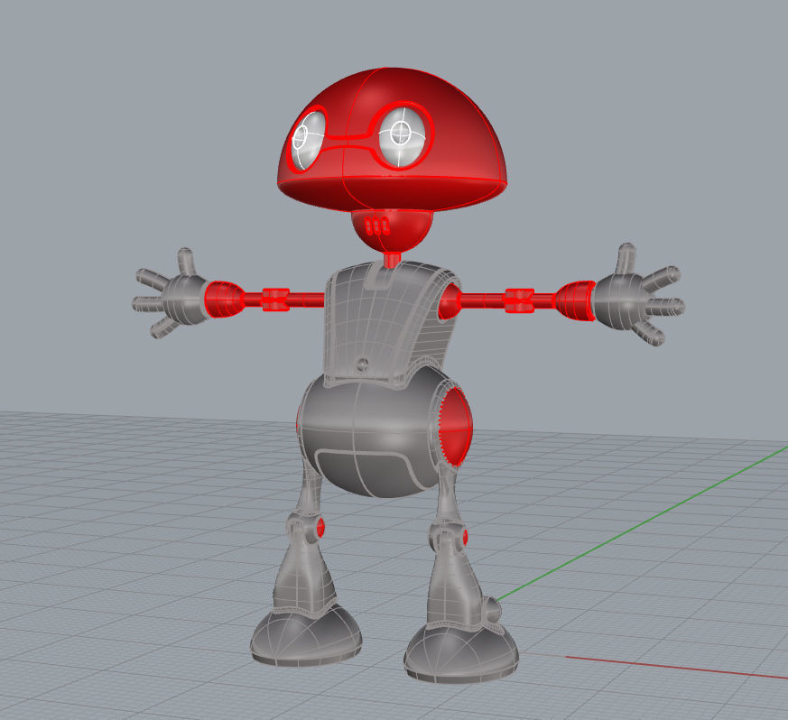 toy robot 3D print model_4