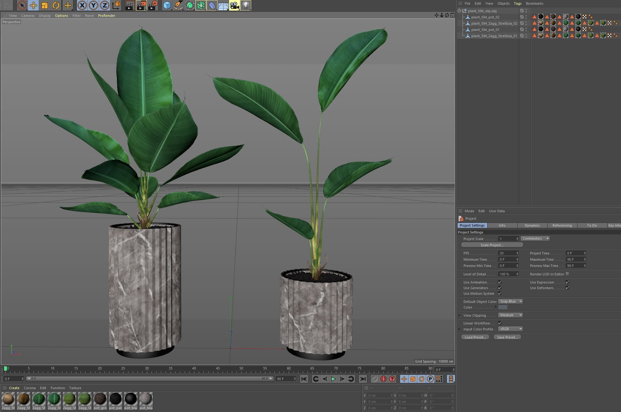 Plants collection 594 3D model_5