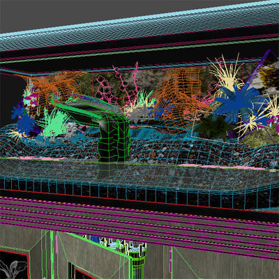 Complete Terrarium and Stand - Equipment 3D model_8