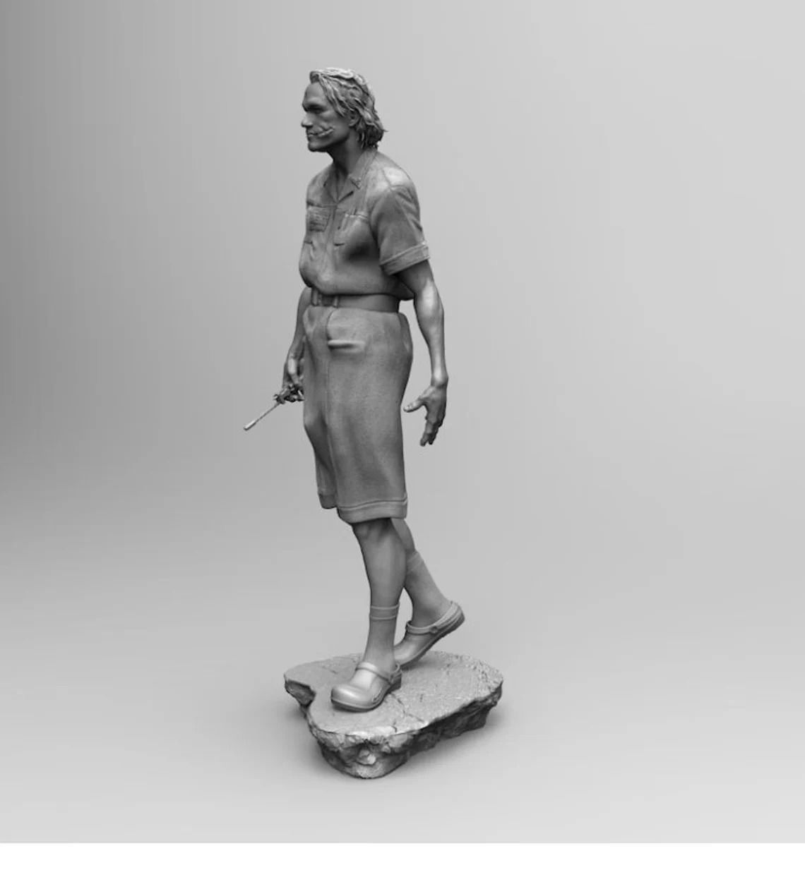 Joker Ledger Nurse Statue 3d model for 3d printing 3D print model_5