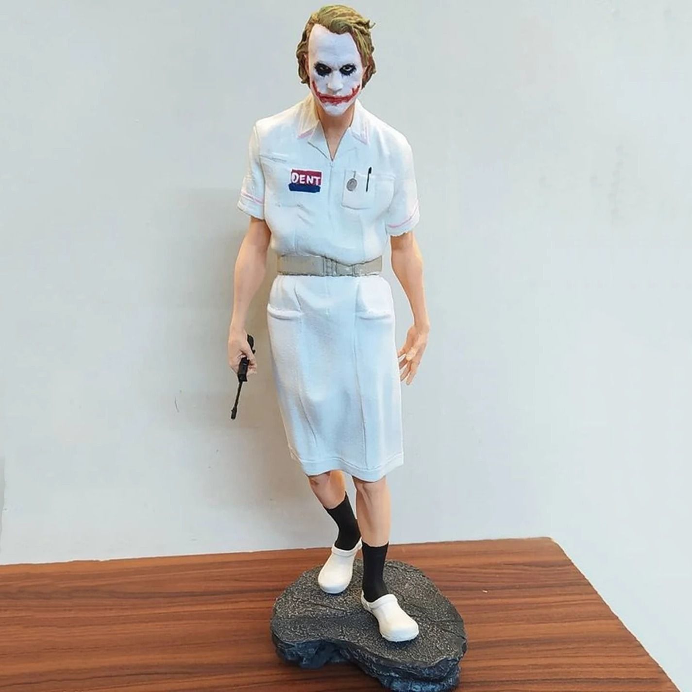 Joker Ledger Nurse Statue 3d model for 3d printing 3D print model_1